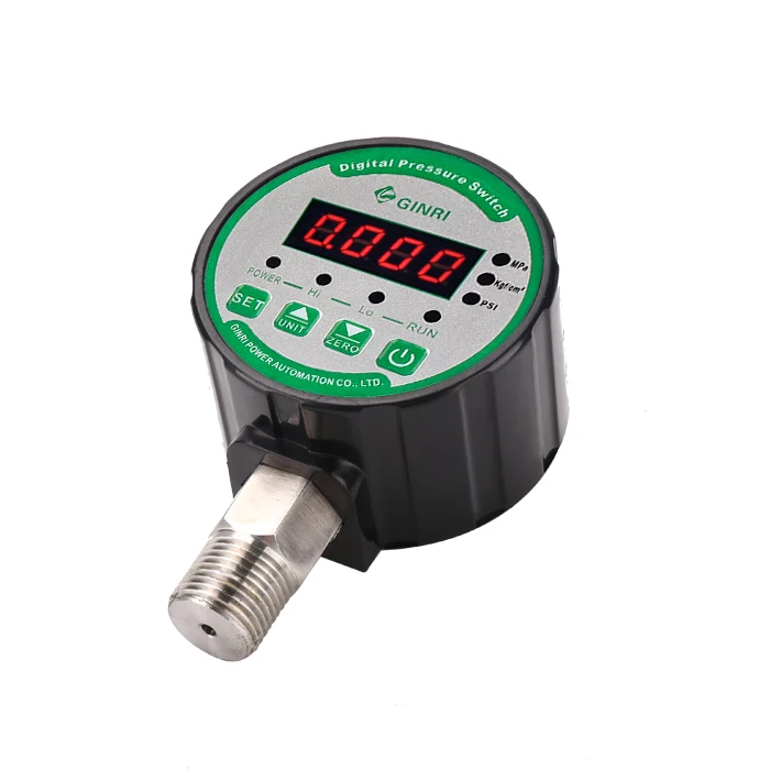 12V NPT 1/4 G1/4 디지털 압력계 60Mpa Psi 에어 컴프레서 워터 펌프 오일 가스 고저압 제어 스위치 AC DC용