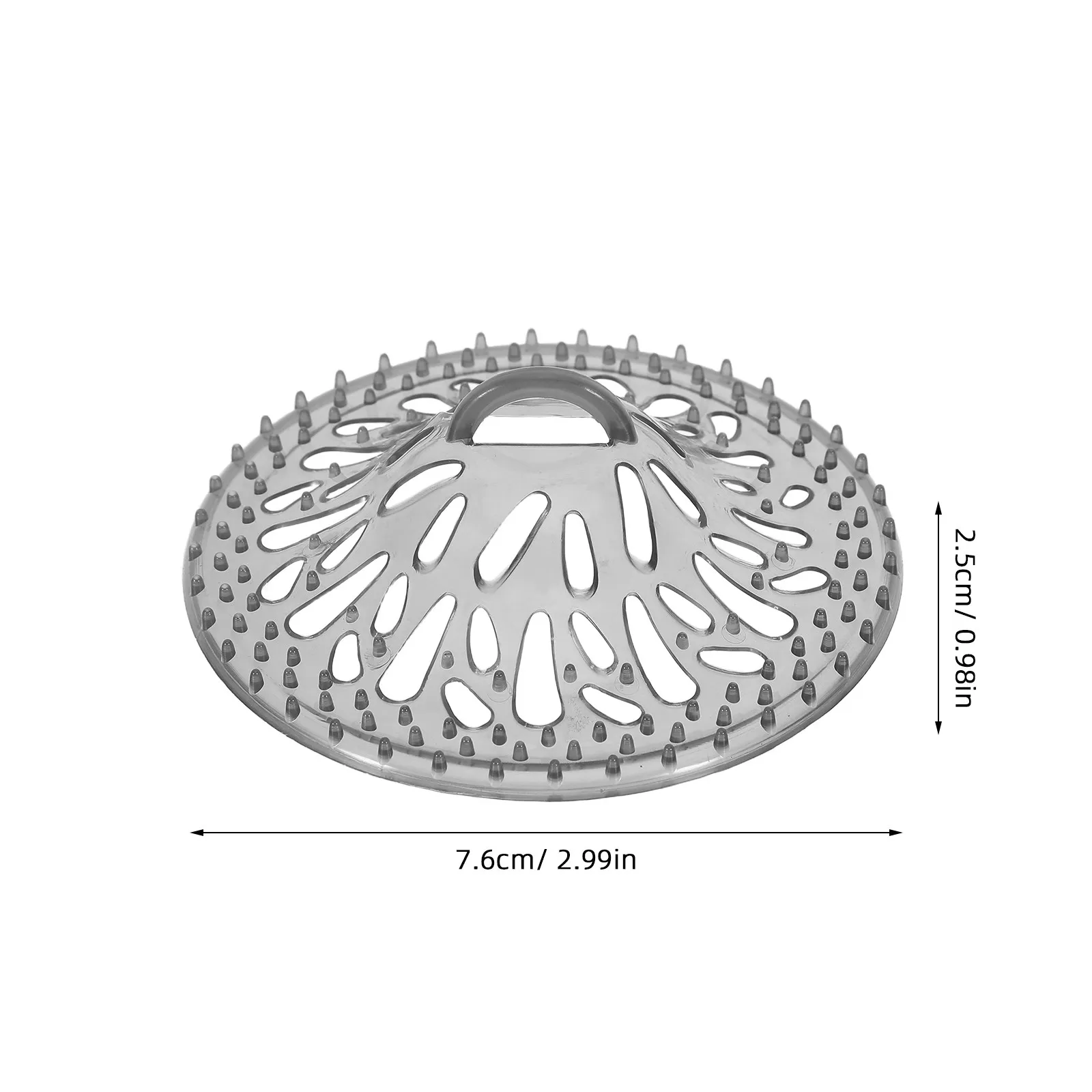 30Pcs Disposable Hair Catcher for Shower Drain Bowl Design Handle Hygienic Single Use Quick Install Clog Prevention Bathroom Tub view 3