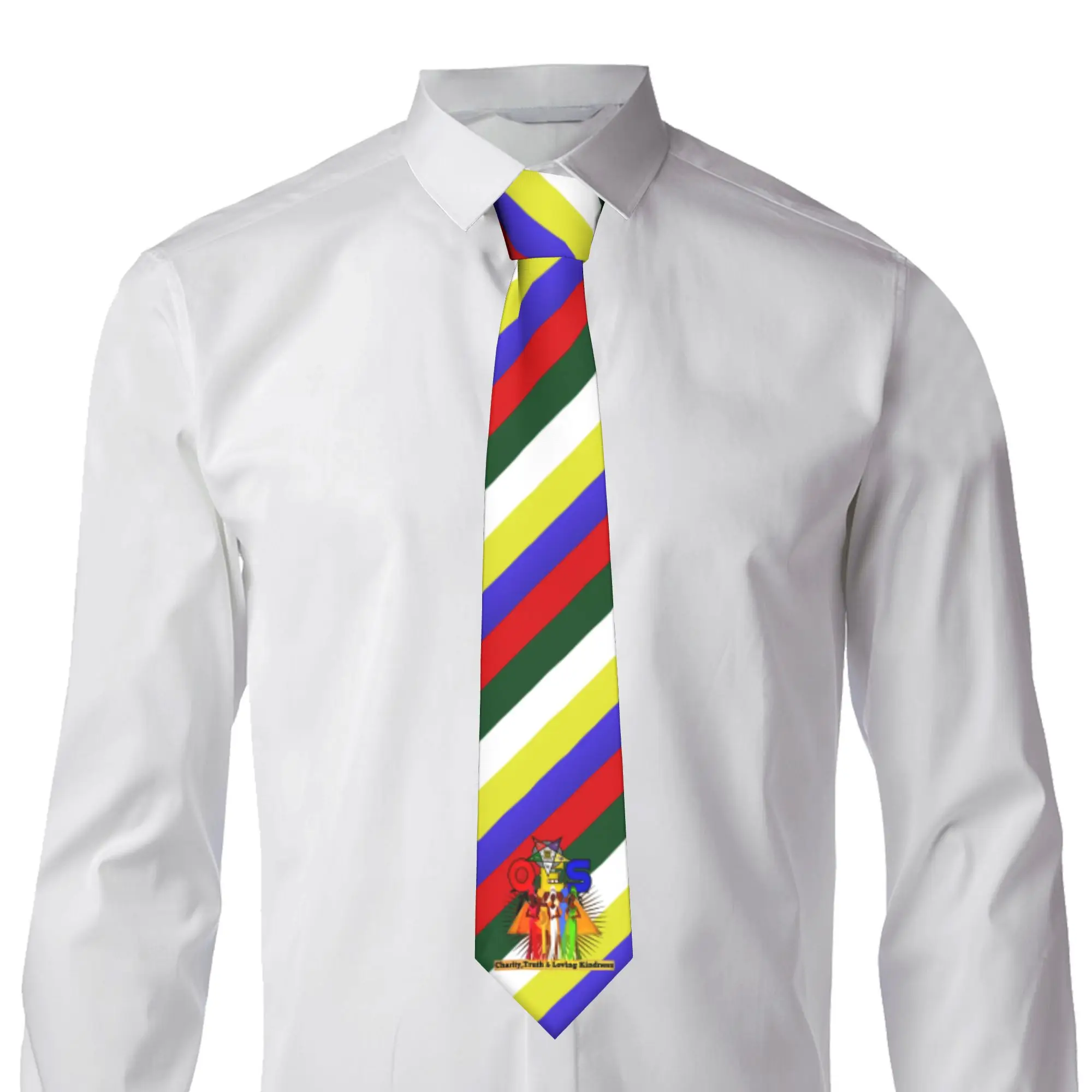 Fashion OES Style Order Of The Eastern Star Sistar Freemason Tie for Wedding Men  Necktie