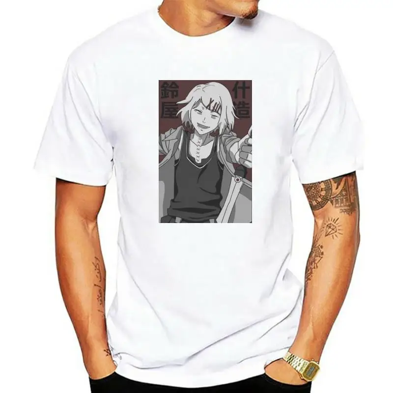 Men's Juuzou Suzuya Tokyo Ghoul T Shirt Anime Pure Cotton Clothing Humorous Short Sleeve Crewneck Tees Plus Size T-Shirts