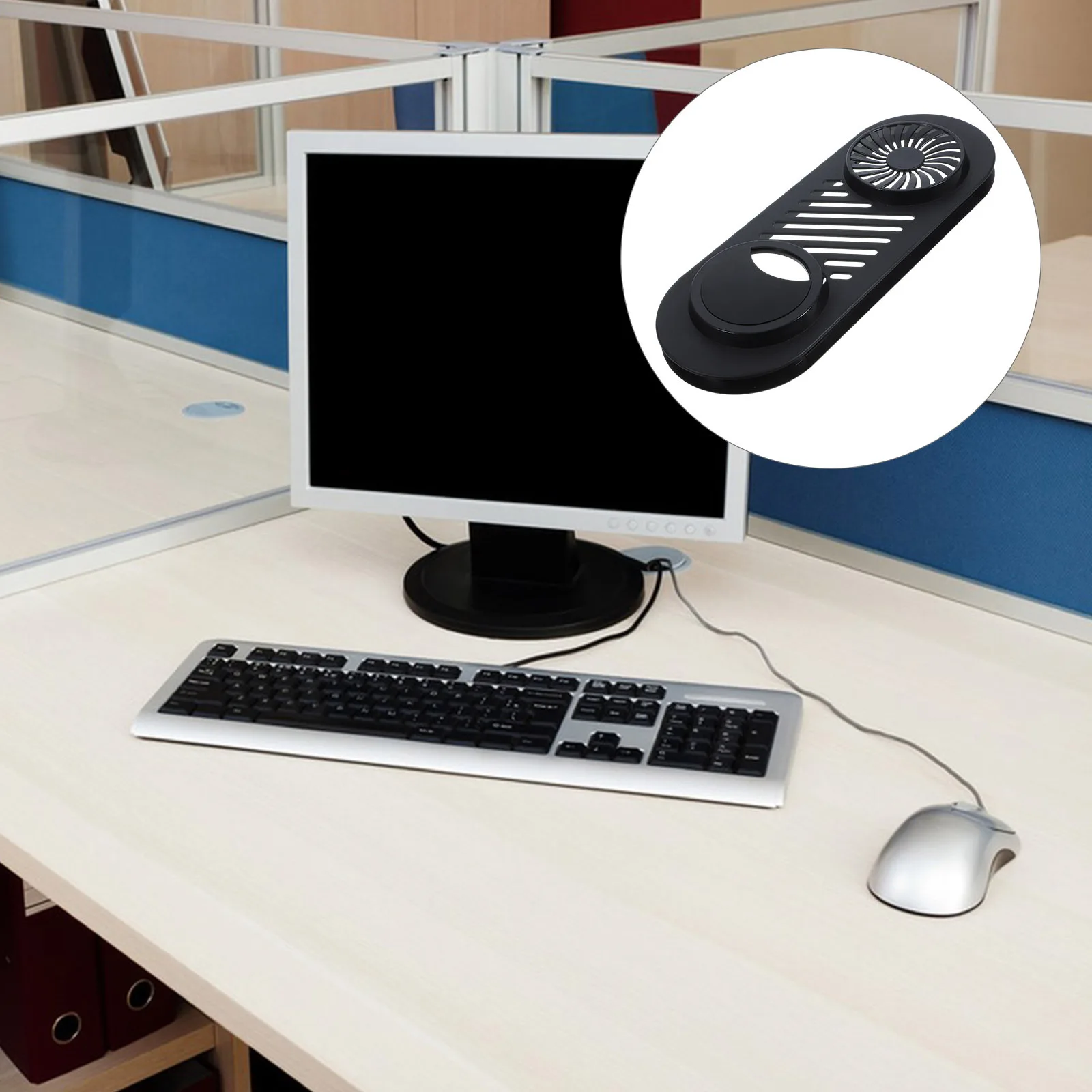 

Reusable PVC Air Vent Grille Cabinet Ventilation Cover for Computer Sink Shoe Closet Furniture Vent