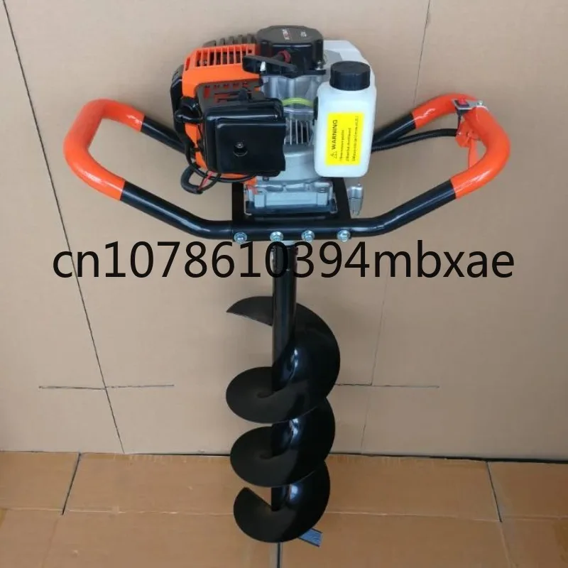 

tree planting earth auger 52CC 44F-5 Heavy duty Ground Earth Auger with 150mm metal blade drill