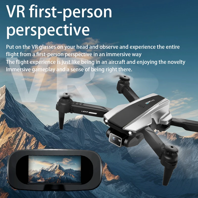 

Foldable H30 Drone 4K Dual Camera WiFi FPV RC Quadcopter with Optical Flow Altitude Hold HD Aerial Photography Kids Gift
