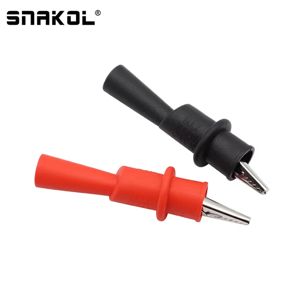 22-teiliges Multimeter-Testkabel-Set Silikonkabel Austauschbare Nadelspitzen Universelle Testleitungen mit Krokodilklemmen – Detail 15