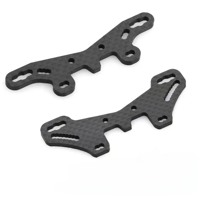 

Carbon Fiber Front and Rear heighten Shock Tower Plate for Tamiya TT02 TT-02 1/10 RC Car Upgrade Parts Accessories