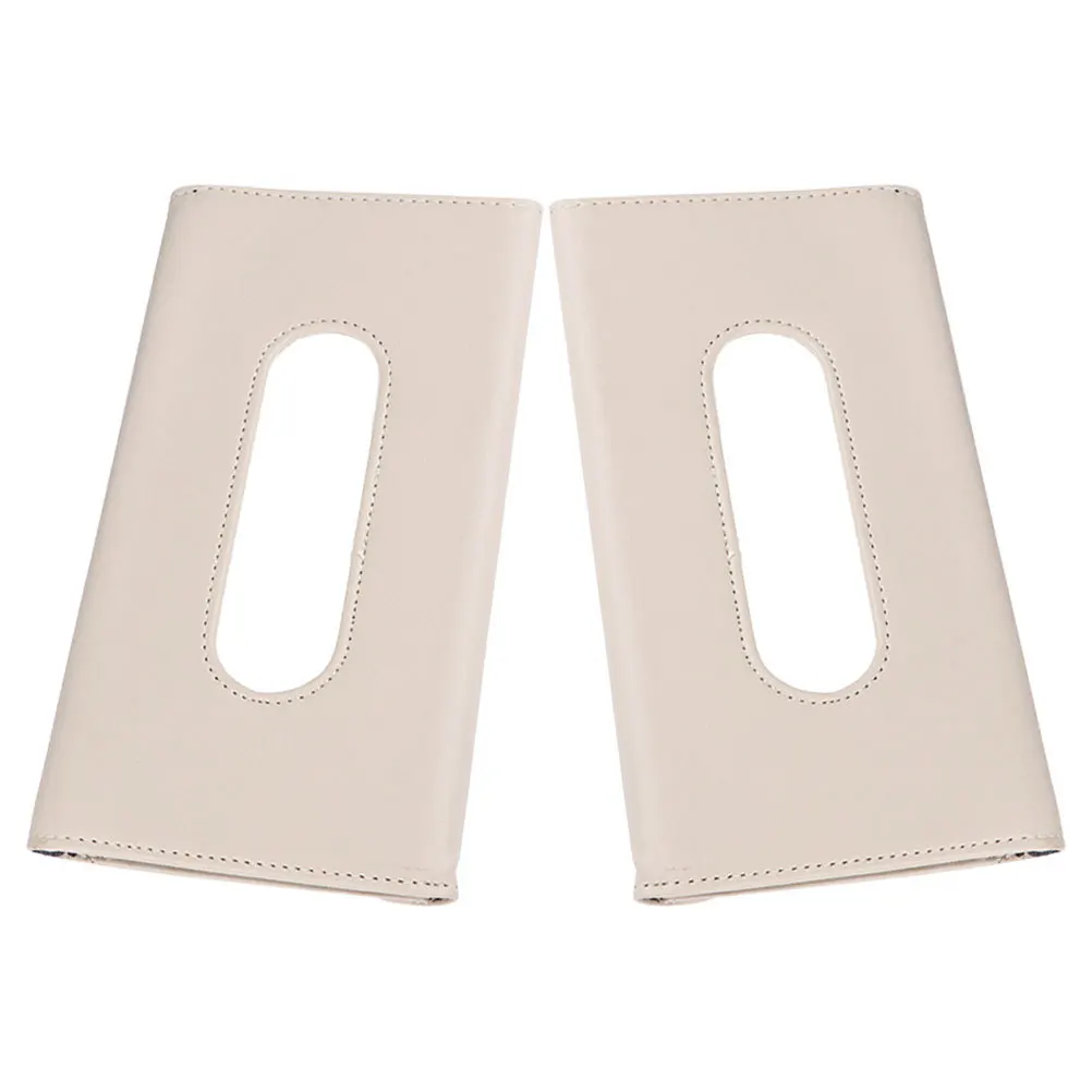 

2Pcs Visor Napkin Holder Stylish Durable Easy Access Compact Tissue Storage Bag Vehicle Sun Visor Tissues Holder