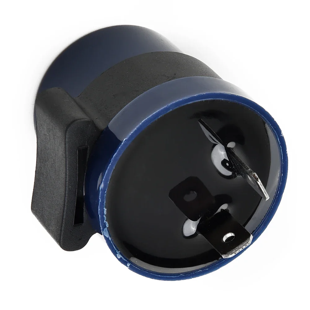 Blue+ Black Indicator ABS Plastic+Metal Inbuilt Resistors Signal Turn Accessories Beeper Blue+Black Display LED