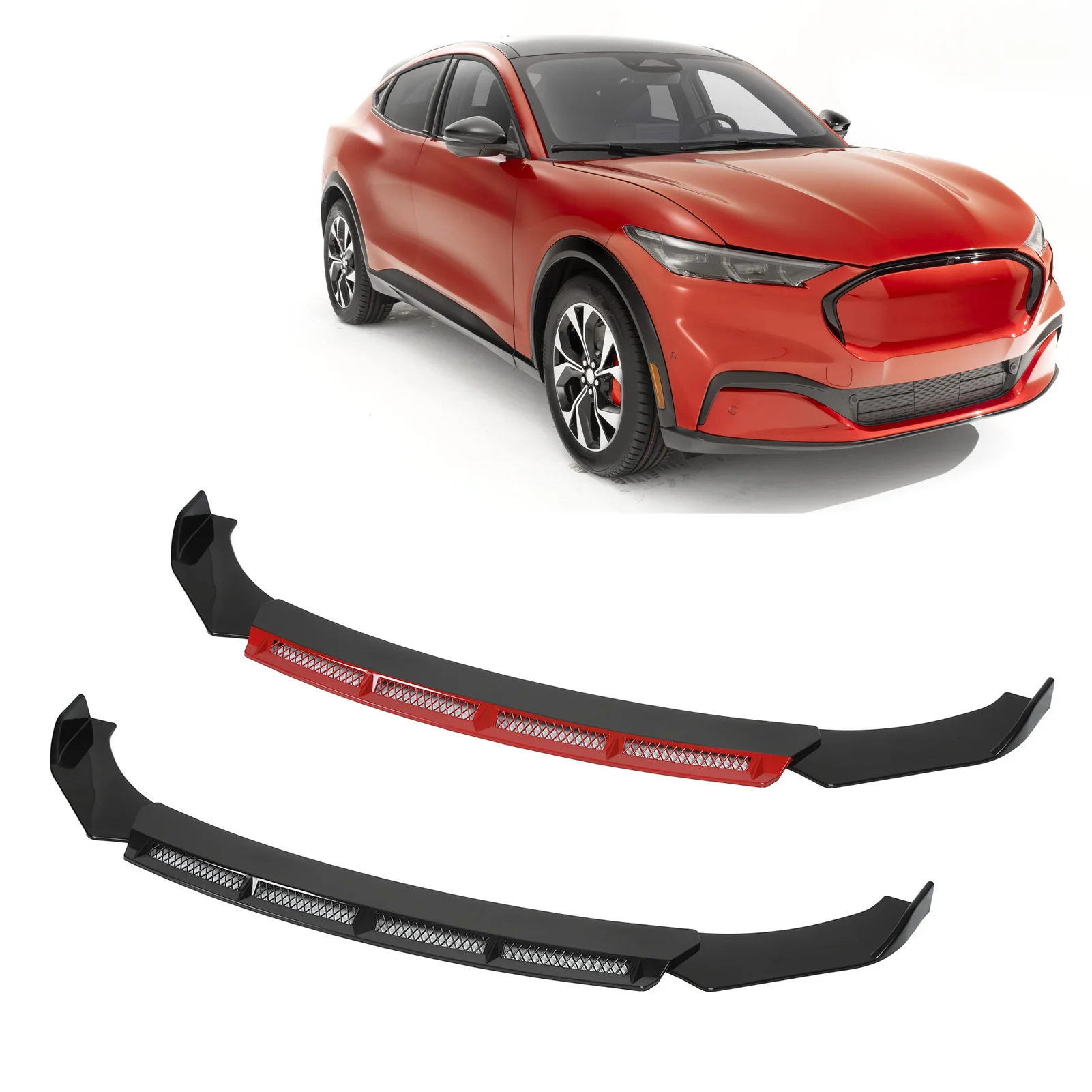 

Front Bumper Lip Chin Spoiler Wing Car Modification for Automobile Front Bumper Lip Body Kit Front Bumper Lip Spoiler