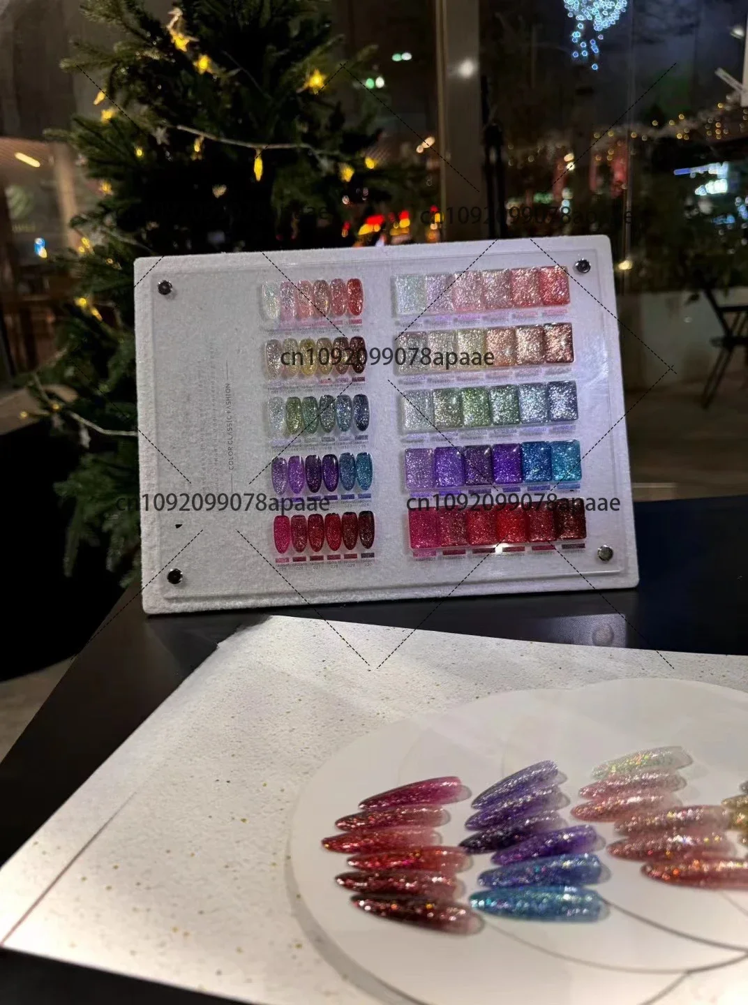 

30 цветов глиттерного клея для ногтей, нетоксичный УФ-гель, набор для нейл-арта, экологически чистый растительный клей, новая модель 2024 года, для маникюрного салона