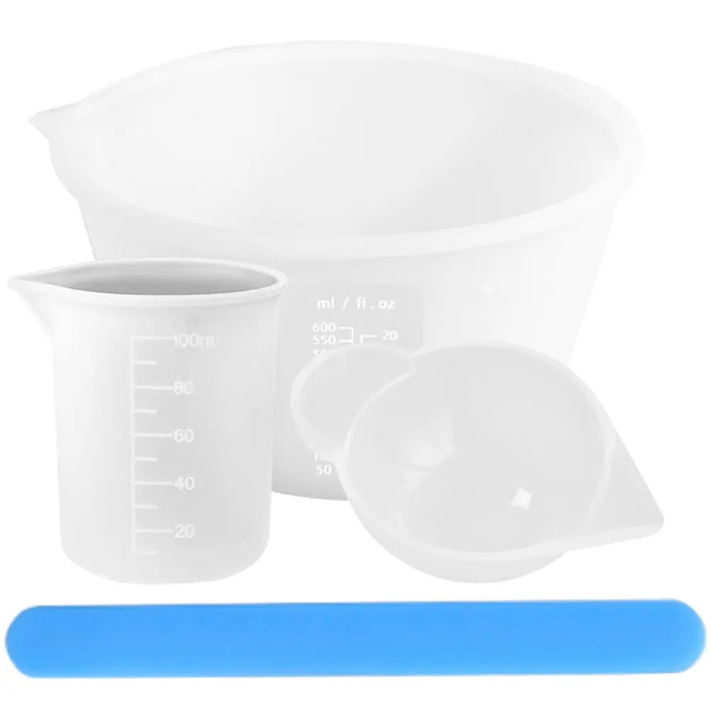 

Набор силиконовых мерных стаканчиков для смолы, инструменты для смешивания эпоксидной смолы, набор для творчества, палочки для смешивания красок, профессиональный комплект для начинающих