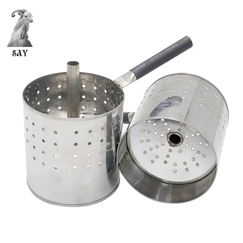 1PC Many Holes Metal Shisha Charcoal Holder Screen With Handle For Hookah/Sheesha/Chicha / Narguile Tobacco Bowl Accessories