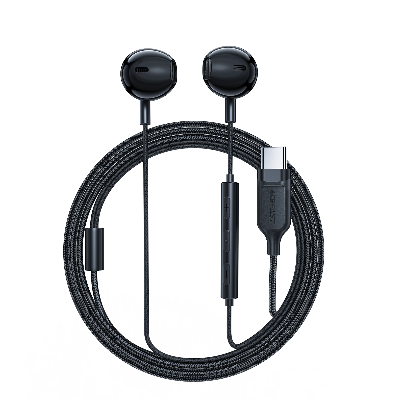 ACEFAST L2 USB-C Bedrade Koptelefoon met Microfoons Voor iPhone 15/16 Pro Max In-Ear Muziek Helder Geluid USB C-poort Oordopjes Voor iPad Tablets