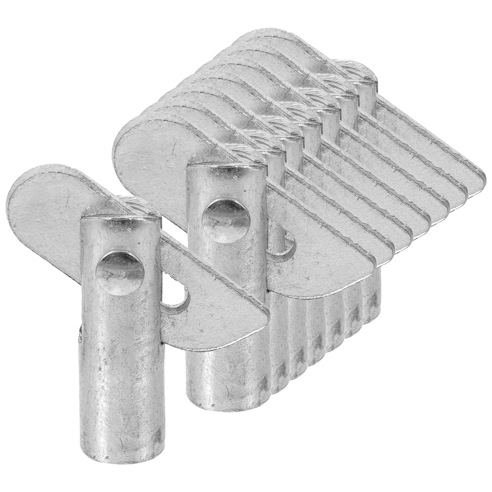 8 Pcs Scaffolding Accessories Lock Pin Small Pull Galvanized Fixed Cotter Parts Locking for Supply Replacement