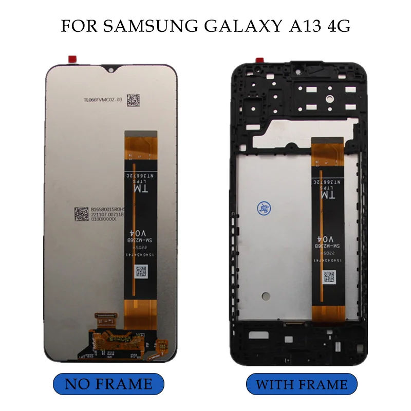 A13 Display For Samsung Galaxy A13 4G LCD A135  A137F Display SM-A135F Touch Screen For SM-A135M SM-A135F/DS Replace Part