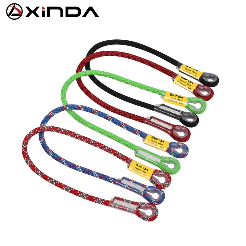 Xinda 전문 암벽 등반 10.5mm 정적 끈, 보호용 눈-투-아이 슬링 등산 장비