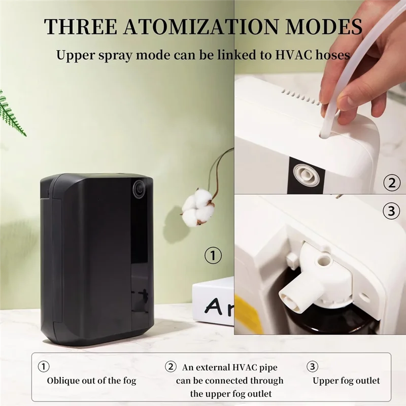 B47B-Professional Aroma Diffuser Bluetooth Essential Oil Diffuser 1500M³ Room Fragrance Diffuser Electric Smell For Home(US)