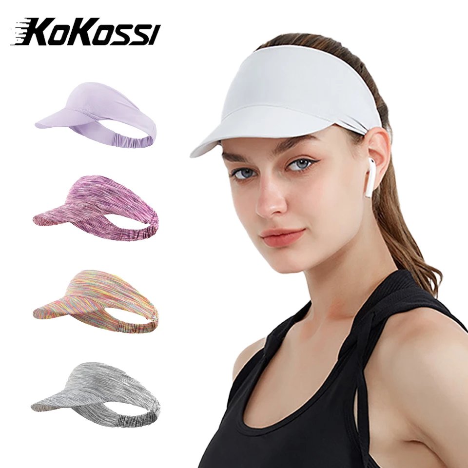 

Спортивная кепка-шапка KoKossi с защитой от солнца для бега, регулируемая, быстросохнущая, легкая, разноцветная повязка на голову для мужчин и женщин, для спорта и активного отдыха