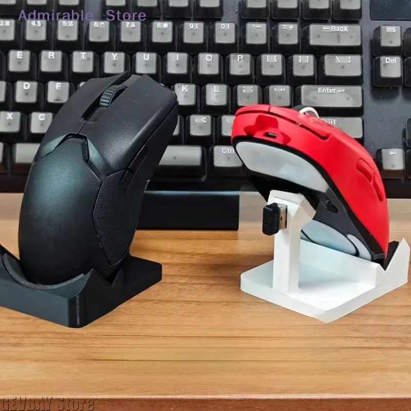 [W]1 PCS 3D Printing Wireless Mouse Monitor Stand Mouse Stand Desktop Ornament