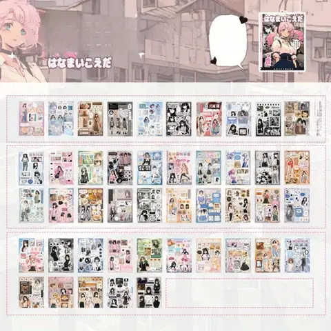 3 typer av filmklippande klistermärkesböcker i retro serietidningsstil, DIY-planerare för scrapbooking, kreativa och utsökta klistermärkesböcker 10 best sales North Face Pegatina - №2