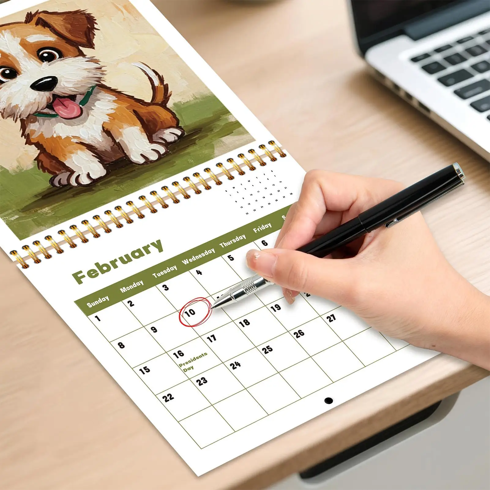 Calendar 2026 Dog Funny Monthly Planner 2026 Wall Calendar 12 Month For Appointment Agenda Academic Schedule Home Decor Office