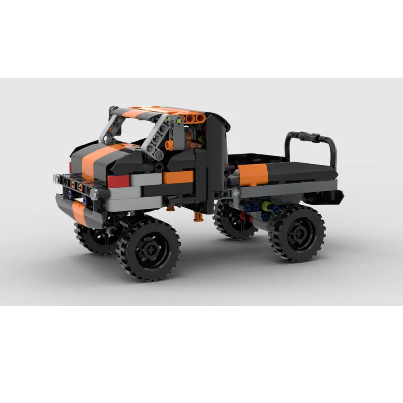 

MOC-174372 New Classic Mini Cargo Truck Building Block Model 243 Parts MOC Boys Children's Birthday Christmas Toy Gift
