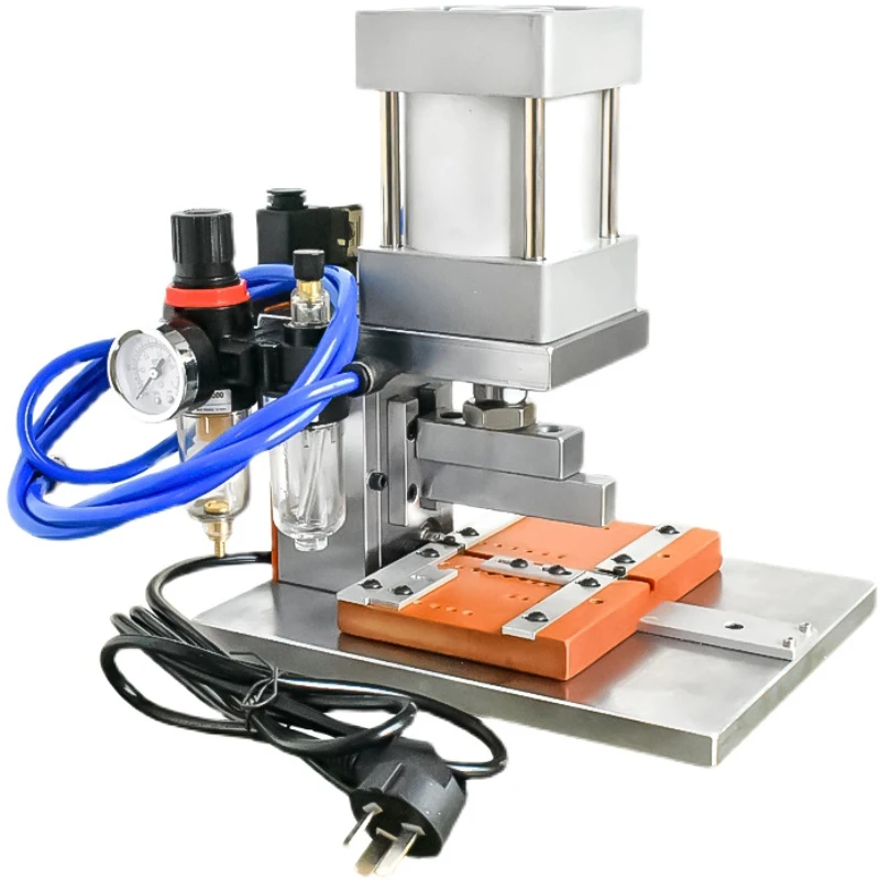 Pneumatic Press 40p Cable Adjustable Crimper Wire Harness Automatic Stamping Machine FC Gray White Cable Computer Press