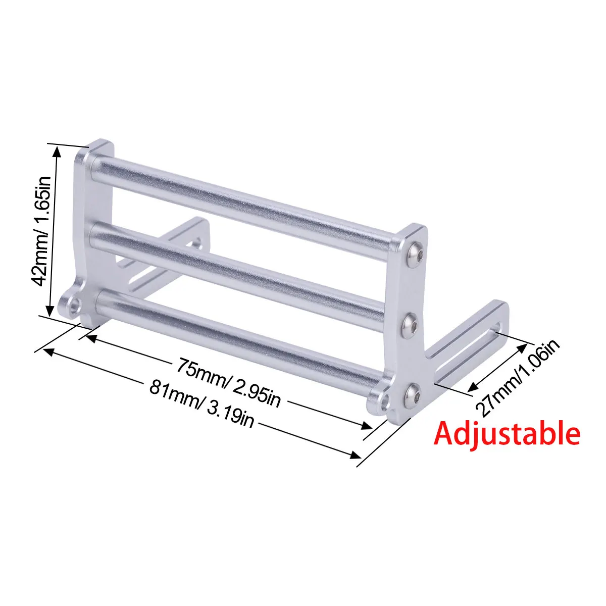 Regulowane aluminiowe przednie pręty tylne zderzaki dla gąsienica RC 1/10 osiowe SCX10 TRX4 LCG podwozie FJ40 Dodge Power Wagon