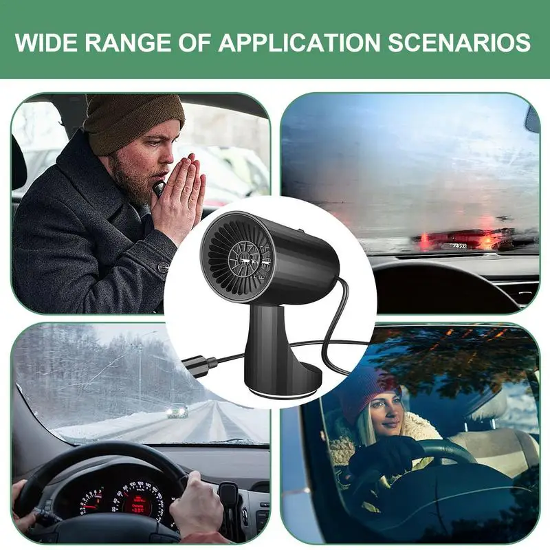 Car Window Defroster Portable Car Heater Windshield Defroster Windshield Heater Car Camping Heater For Fog Or Frost Women Men