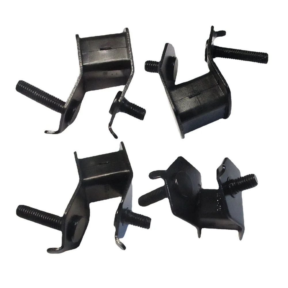 4 Pcs Anti-Vibration Feet For 168F 170F 188F 190F Generator Engine 2KW-3KW Shock Absorption Mounts Iron Rubber 3.3x2.8cm Black