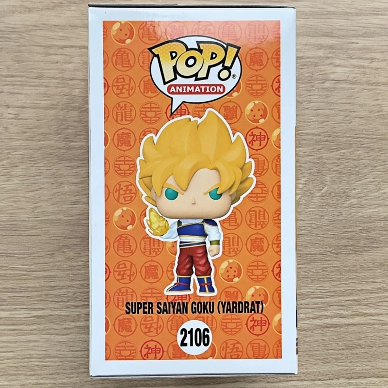 Funko Pop! Original Dragon Ball Z Super Saiyan Goku Yardrat Chase #2106 Vinyl Figure Collectible Model Desktop Ornament Toy Gift - view 3