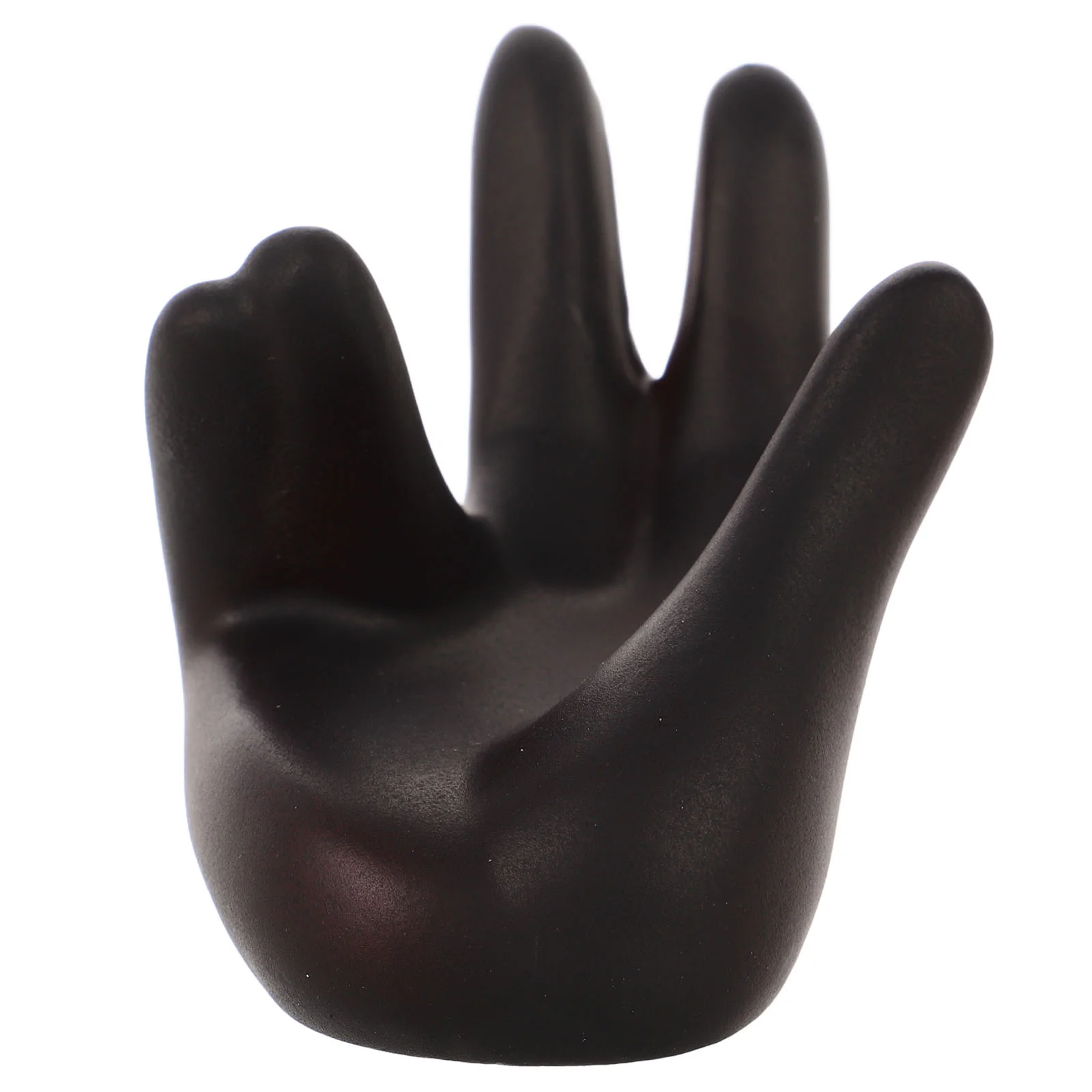 

Resin Crystal Base Stand for 2 5 to 6cm Spheres Hand Shaped Holder Decor Office Home nament Lightweight Portable