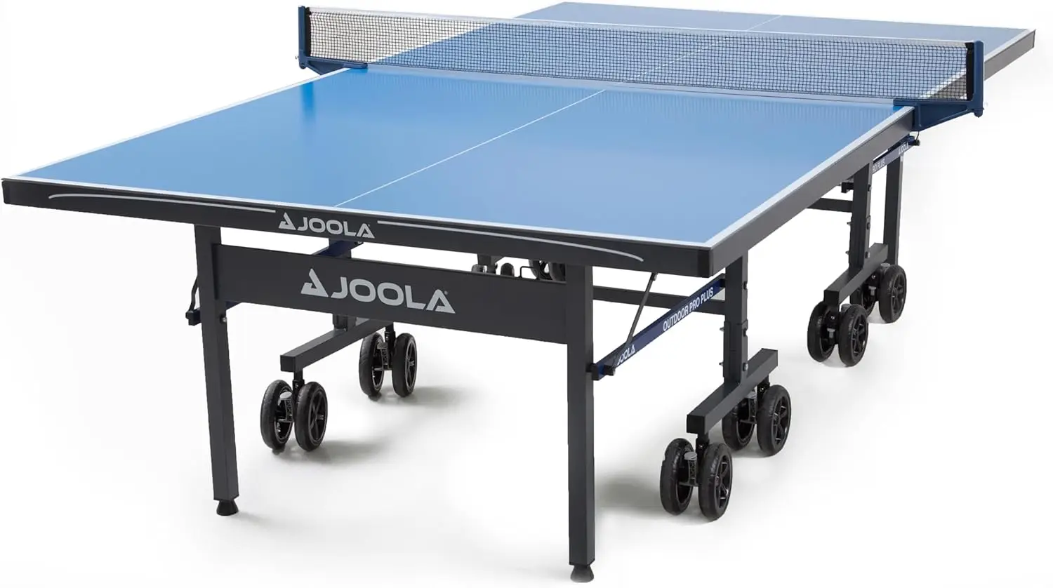 Tennis Table with Waterproof Net Set - Quick Assembly - All Weather Aluminum Composite Outdoor Ping P