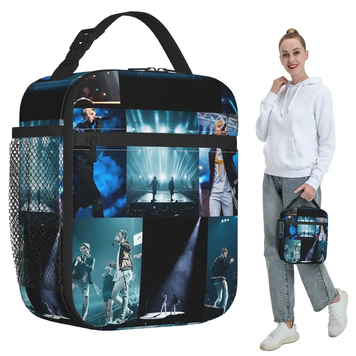 

Marcus And Martinus Sweden Norway Eurovision Insulated Lunch Bag Cooler Thermal Food Box Tote Portable Lunch Boxes Container