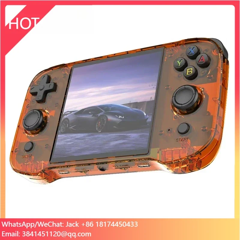 

S R46S Handheld Video Game Console Linux System 4.0 Inch IPS Screen Portable Handheld Gaming Player Pocket Video Player