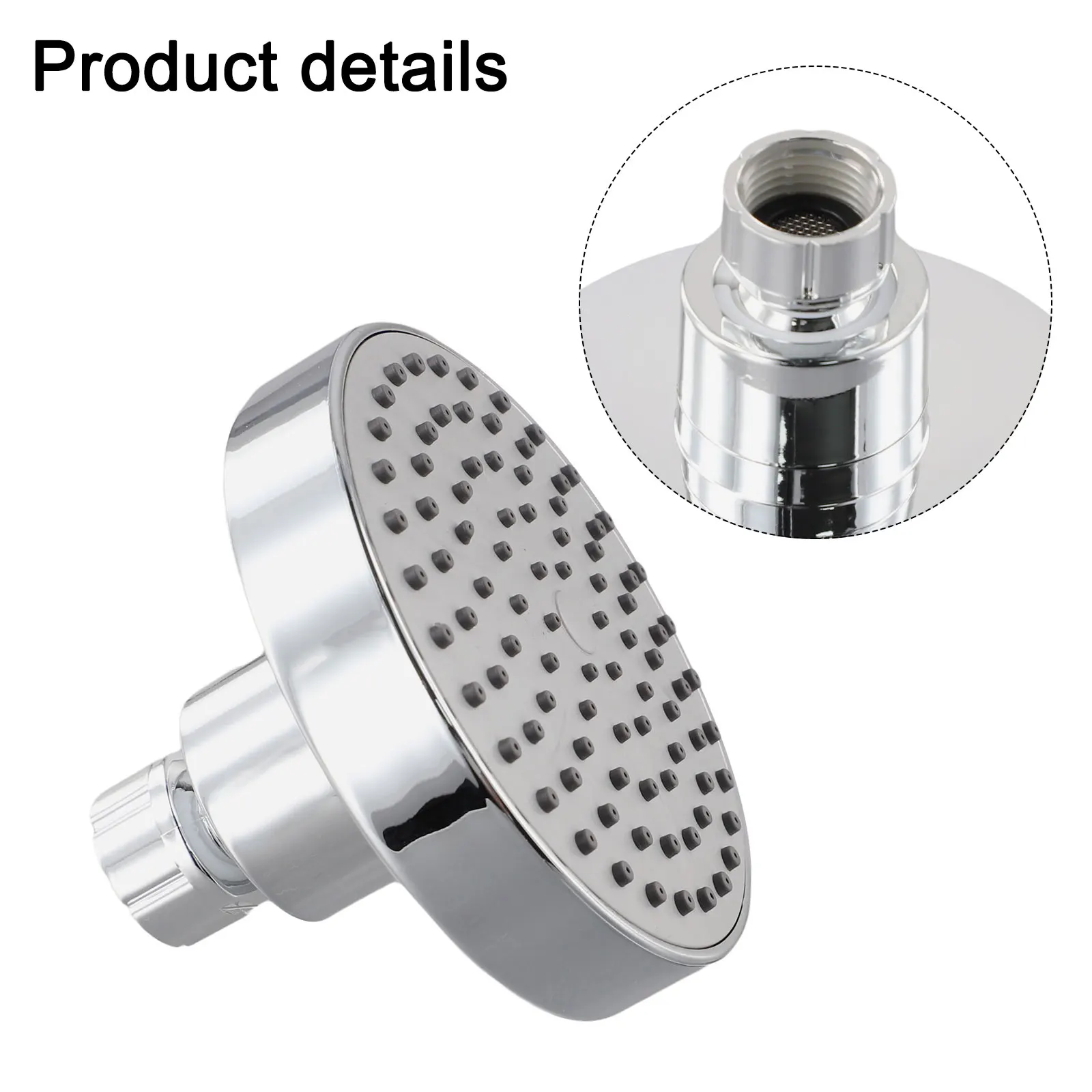 Installation Swivel Connector 4inch Adjustable Shower Sprayer Hassle-Free Installation Luxury Shower Experience