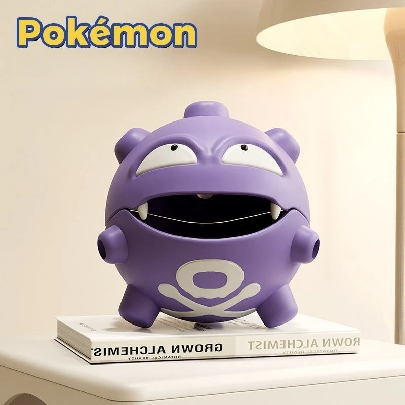 

Pokemon Koffing Mosquito Incense Box Cartoon Ashtray Ornament Anime Desktop Decoration Figure Children's Toy Birthday Gift