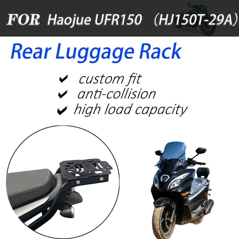 Motorcycle Anti-collision Rear Luggage Rack Top Case Bracket For 2025 Honda CB190TR Motorbike Mod Parts