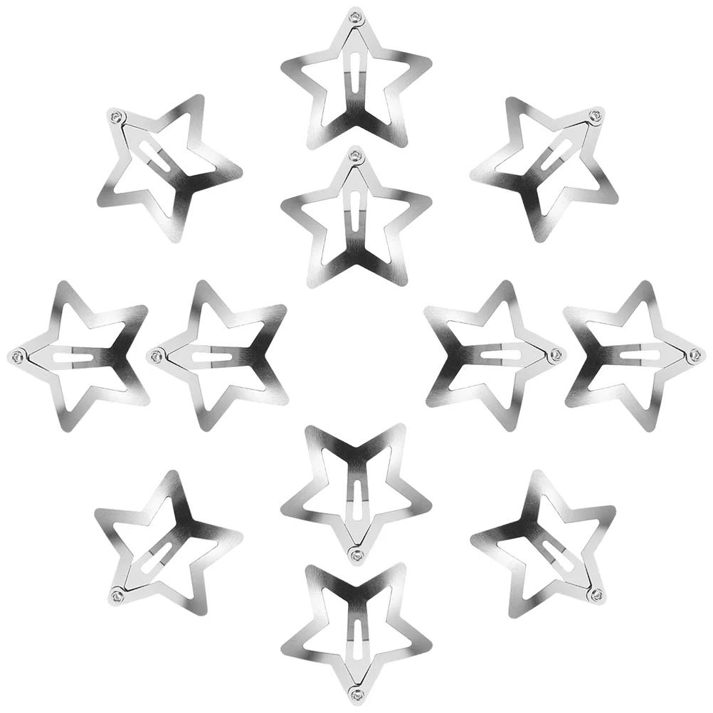 

20 Pcs Star Hairpin Jewelry for Women to Weave Accessories Barrettes Metal Clip