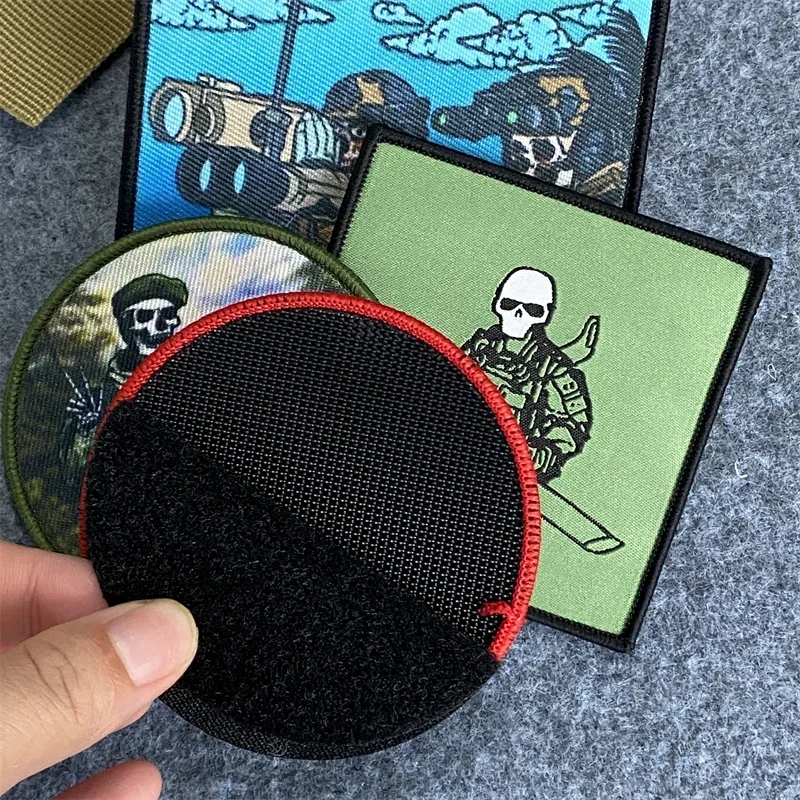 Skull Soldier Series Print Patches 