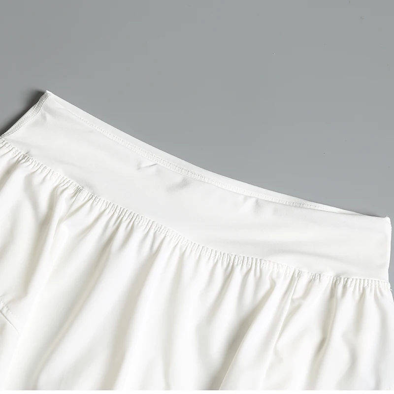 Women's Sporty  Skirt Badminton Tennis Skirt Quick Dry Breathable Running Fitness Half Skirt Summer Anti-Light Walking