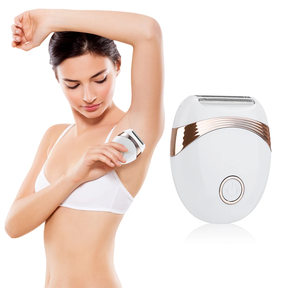 

Female Epilator Female Shaver Hair Removal Electric Lady Shaving Trimmer Bikini Hair Removal Leg Body Epilator USB Rechargeable