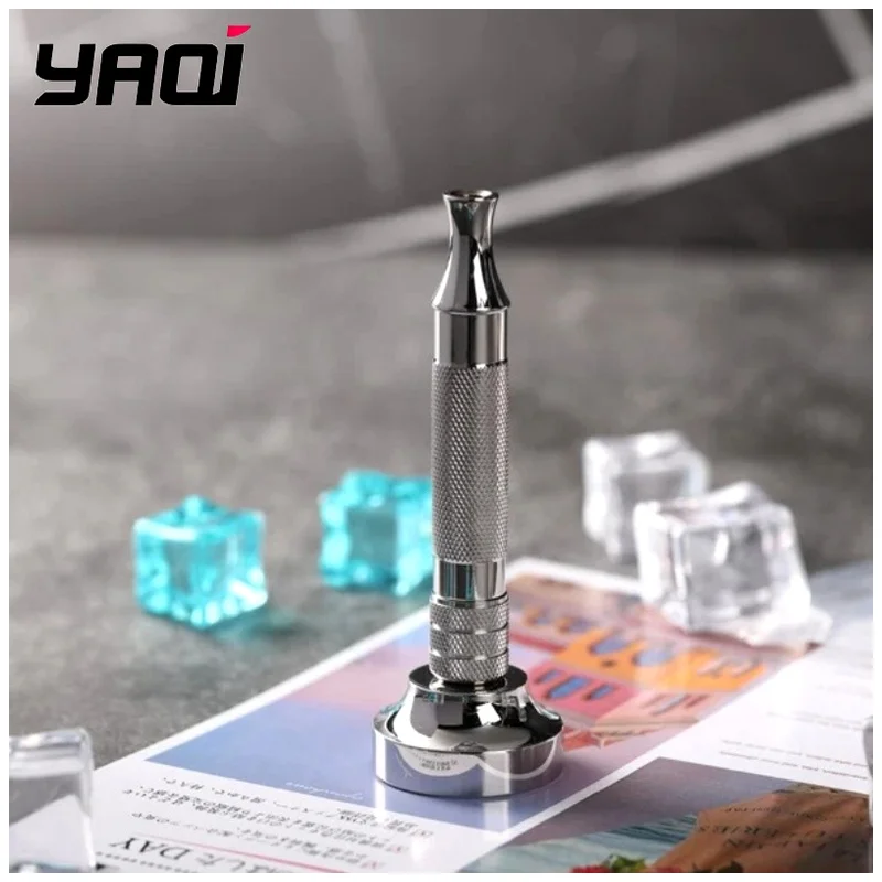 yaqi-斜めカットのステンレス製安全カミソリハンドル。男性用、ウェットシェービング用。男性への最高の贈り物。男性用グルーミングツール。男性へのギフト。