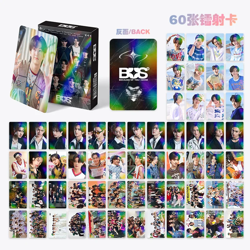 Album KPOP BUS NATO SFORMER Laser Druo Cards Stickers, Peemwasu Phutatchai Copper Photocards, Phone Cup Diary Decals, 60, 100Pcs, Set