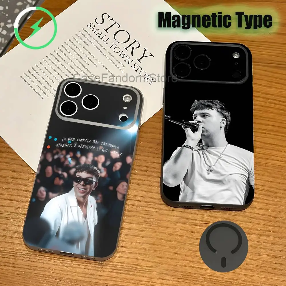 

Singer Q-QuevedoES For iPhone 17,16,15,14,13,12,11,Pro,Max,Plus Transparent gray Phone Case Magnetic Wireless Charging