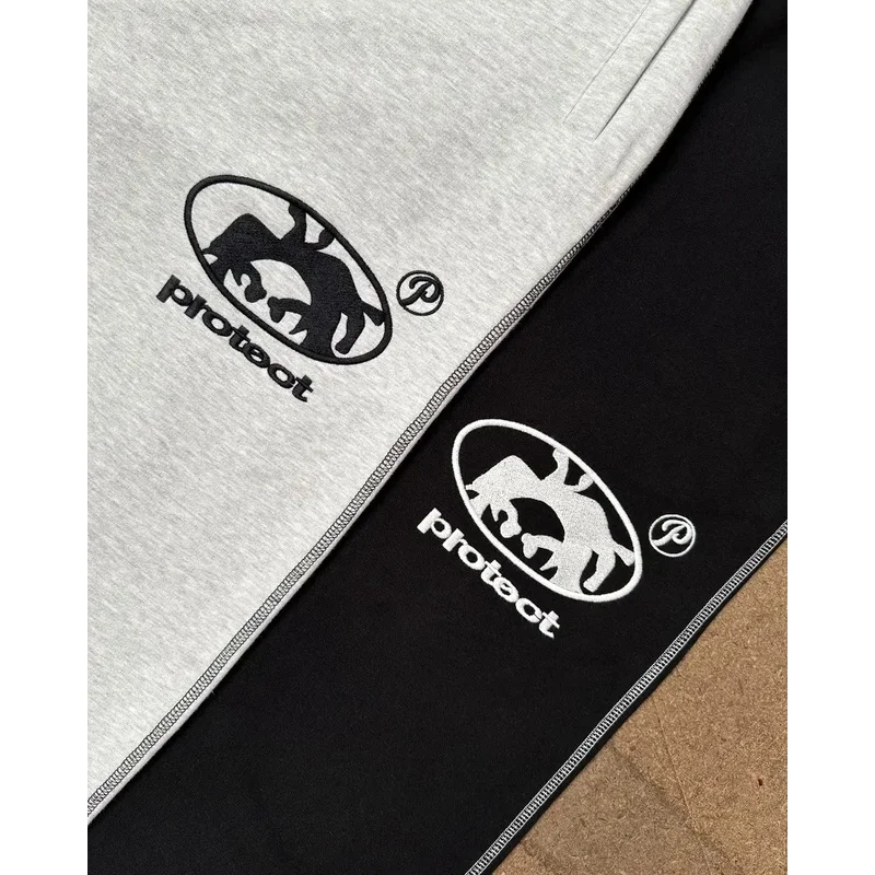 

❤ ❤ 2025 Harajuku ретро спортивные штаны y2k повседневные готические модные брендовые свободные мужские прямые широкие брюки wo Новинка ★ ☆