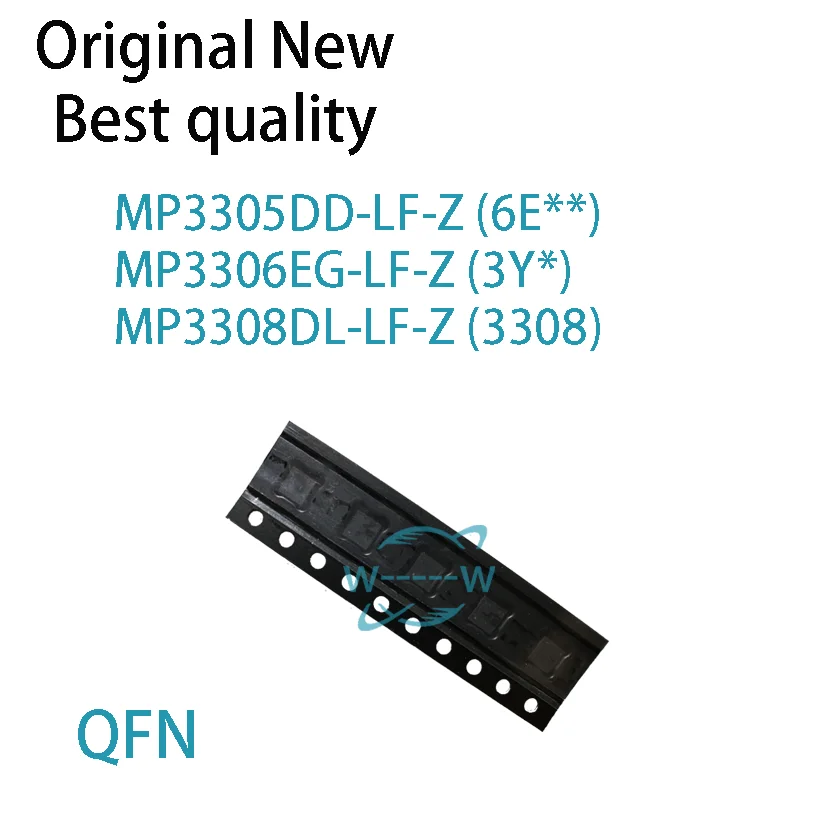

(5 PCS)NEW MP3305DD-LF-Z 6Exx MP3306EG-LF-Z 3Yx MP3308DL-LF-Z 3308 MP3305 MP3306 MP3308 MP3305DD MP3306EG MP3308DL QFN IC Chip