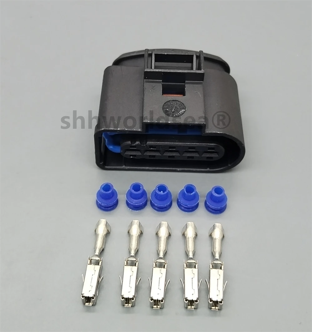 shhworldsea 5 Pin Auto 3.5mm  connector MAF Mass Air Flow Plug 1J0973999A 1J0 973 999 A For VW Jetta Golf MK4 Beetle