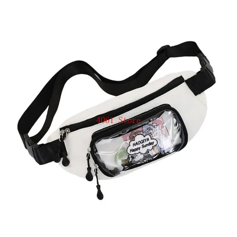 

Школьница, нейлоновая сумочка на плечо, японская студенческая прозрачная сумка через плечо