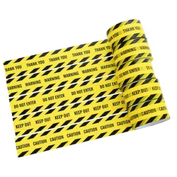 Caution Keep Out Tape Construction Site Warning Line Yellow Construction Vehicle Party Decorations Kids Birthday Party Supplies