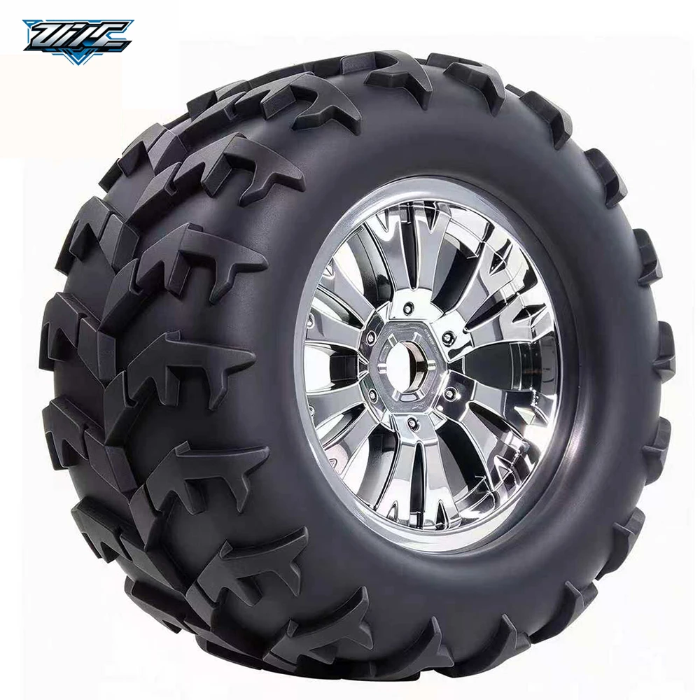 2/4PCS 150mm 1/8 RC Monster Truck Tires 17mm Hex Wheels Built-in Foam Insert for ZD HSP 94996 94762 HPI Redcat Kyosho DHK - view 5